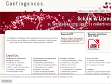 Tablet Screenshot of contingences.com